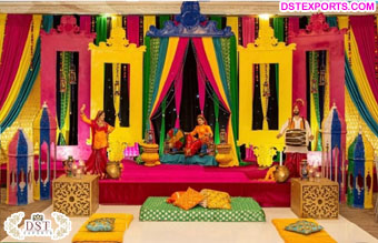 Punjabi Pre-Wedding Event Mehndi Decor