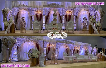 Grand Indian Bollywood Fusion Wedding Stage