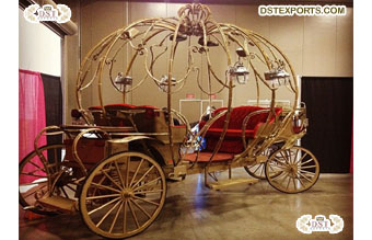 Fantasy Fairy Tale Wedding Entry Carriage