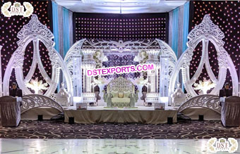 Luxury Indoor Wedding Stage Decoration