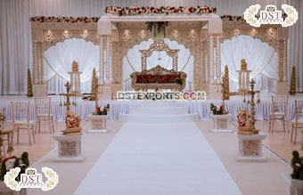 White Palace Mandap for Indian Wedding USA