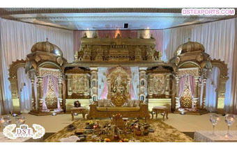 Grand Mandap Decor for South Indian Wedding