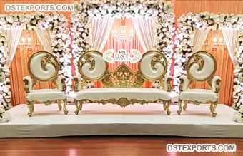 Classy Bride Groom Seating Wedding Sofa Set