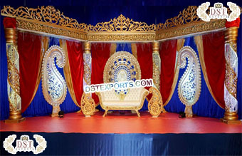 Indian Wedding Open Style Crown Stage