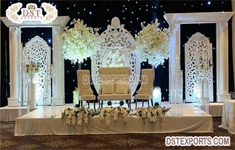 Western Wedding Celebration Fiber Stage Decor