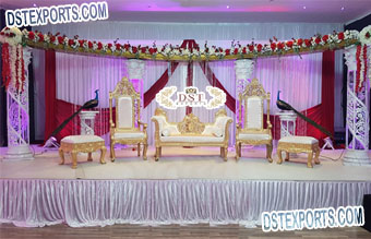 Luxury Asian Wedding Stage Furniture Set