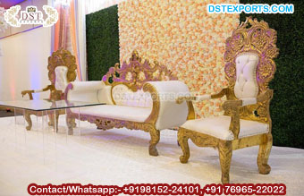Asian Wedding Stage Luxury Sofa Set