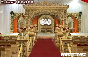 Grand Theme Jodha Akbar Wedding Mandap