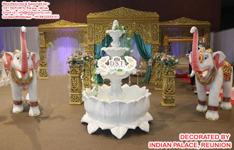 Grand Palace Mandap for Indian Wedding