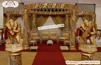 Special Indian Wedding Ceremony Crystal Mandap