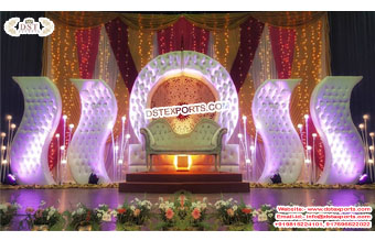 South AsianWeddingStageTufted Panels