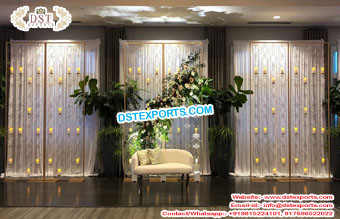 Royal and Rustic Candle BackdropStage