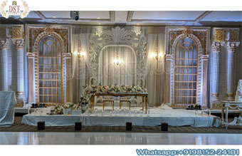 Fairytale Wedding FRP Reception Stage Decor