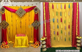Unique Haldi Ceremony Hanging Props For Stage