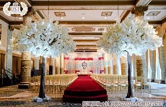 Wedding Runner Aisle Blossom Trees For Decoration