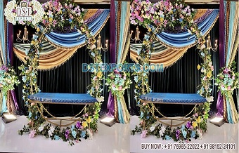Bridal Metal Ring Seat For Wedding Photo Booth