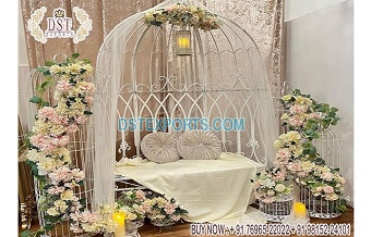 Gorgeous Bird Cage Style Bridal Seat For Wedding
