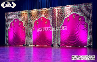 Wedding Mehraab Backdrops for Mandap & Stage