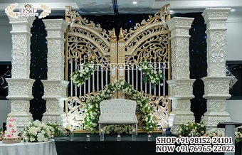 Stunning Wedding Venue Stage Backdrop Panels