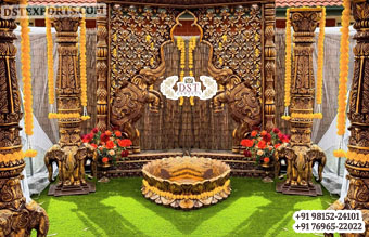North Indian Wedding Pelli Ceremony Decoration
