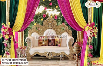 Pretty Princess Love Seat for Mehndi Night Decor