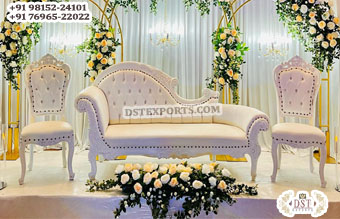 Eminent Design White Wedding Sofa Set