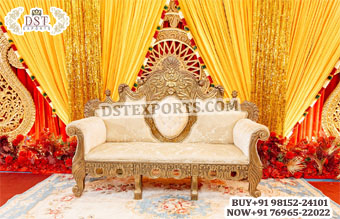 Maharaja Asian Wedding Stage Love Seat