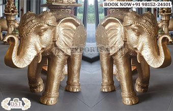 Incredible Indian Wedding Elephant Entrance Decor