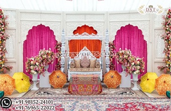 Contemporary Look Sangeet Night Stage Decor