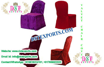 Wedding Banquet Hall Valvet Chair Covers