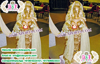 Wedding Welcome Deep Lady Fiber Statue