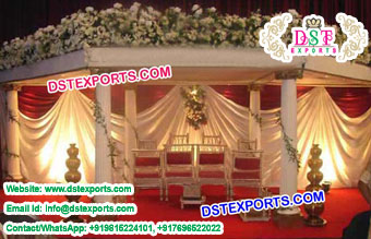 Wedding Fiber Roman Pillar Mandap/Pagoda /Column