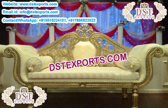 Wedding Golden Love Seater