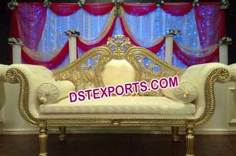 Wedding Golden Love Seat