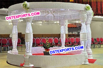 Bihari Wedding Bottle Pillar Mandap