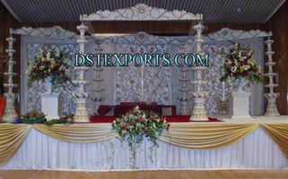 ASIAN WEDDING FIBER FOUNTAIN STAGE