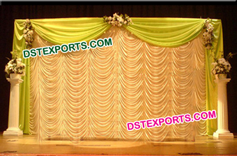 Latest Wedding Mandap Stage Backdrop