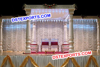 Indian Wedding Fiber Lotus Mandap