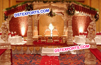 Royal Wedding Golden Devdas Wedding Mandap