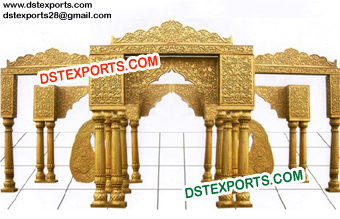 Royal Wedding Gold Traditional Mandap