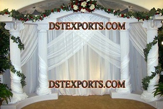 WEDDING ROMAN PILLAR STAGE DECORATION