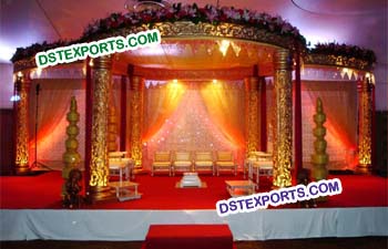 Wedding Golden Mandap