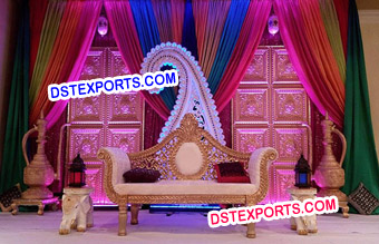 Mughal Door Traditional Wedding Stage