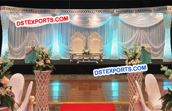 Wedding Crystal Decorated Stage