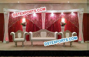 Latest Indian Wedding Stage Decoration