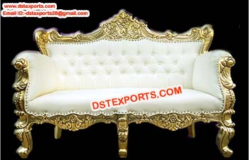 Latest Wedding Gold Love Seat