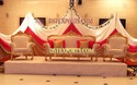 INDIAN WEDDING  STAGE GOLD SOFA SET