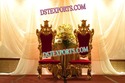 WEDDING  GOLDEN  LOVE CHAIRS SET