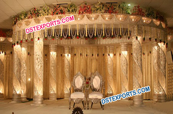 Royal Asian Wedding Stage Decoration