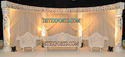 ASIAN WEDDING  PEARL  CARVED STAGE